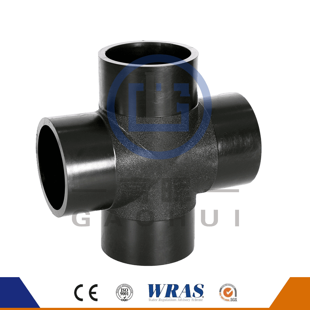 HDPE Fusion Fusion Cross Tee jednak križ za cijev za vodu